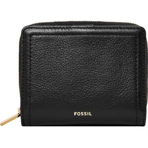 Fossil Women's Logan Leather  Mini Multifunction Bifold Wallet for Women new